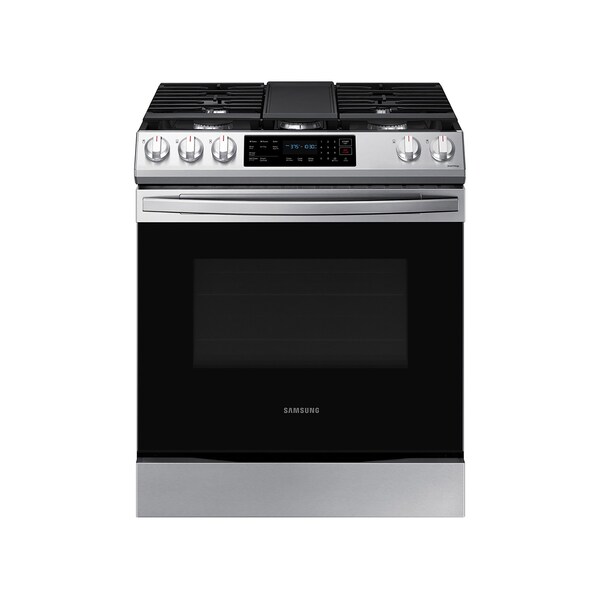 Samsung 30-Inch Slide-In Gas Range with Air Fry and Wi-Fi Connectivity NX60BG8315SSAA - main